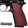 Guuun G10 Grips for Browning Hi Power BR9 Eagle Wings Diamond Texture HP1-AD - Guuun Grips