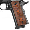 Guuun 1911 Grips G10 Full Size Government Ambi Safety Cut Custom Claw Mark Texture H1-XG - Guuun Grips