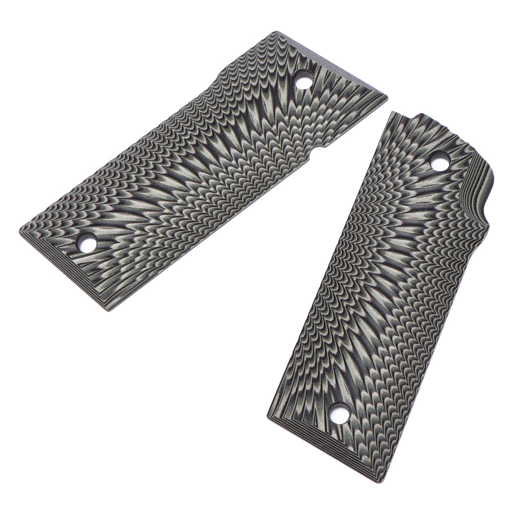 Guuun G10 Grips for Coonan 357 Automatic Magnum 1911 Gun Grip Sunburst Texture CN1-S - Guuun Grips