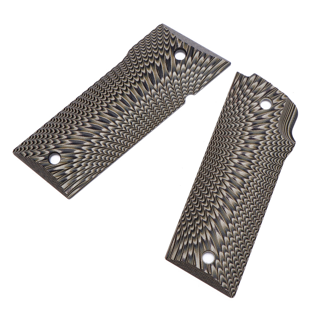 Guuun G10 Grips for Coonan 357 Automatic Magnum 1911 Gun Grip Sunburst Texture CN1-S - Guuun Grips