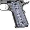 Guuun 1911 Magwell Grips Full Size 1911 G10 Grips Aggressive Sunburst Texture H3-S - Guuun Grips