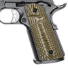 Guuun 1911 Magwell Grips Full Size 1911 G10 Grips Aggressive Sunburst Texture H3-S - Guuun Grips