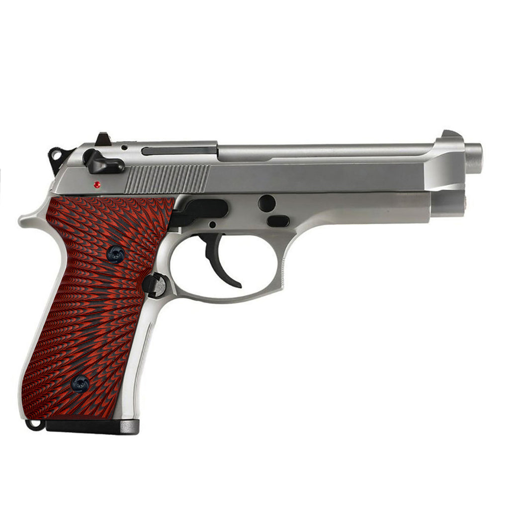 Guuun Beretta 92 Grips G10 Full Size Beretta 92fs 96 Grips Sunburst Texture B92 S - Guuun Grips