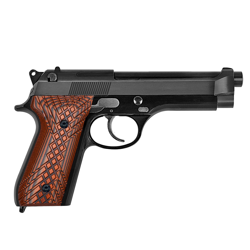 Guuun Beretta 92S G10 Grips Gun Grips Crosshatch Texture B92Q-JX - Guuun Grips