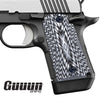 Guuun Kimber Micro Carry 9 9mm Grips G10 Grips, Aggressive OPS Crosshatch Texture K9-X - Guuun Grips