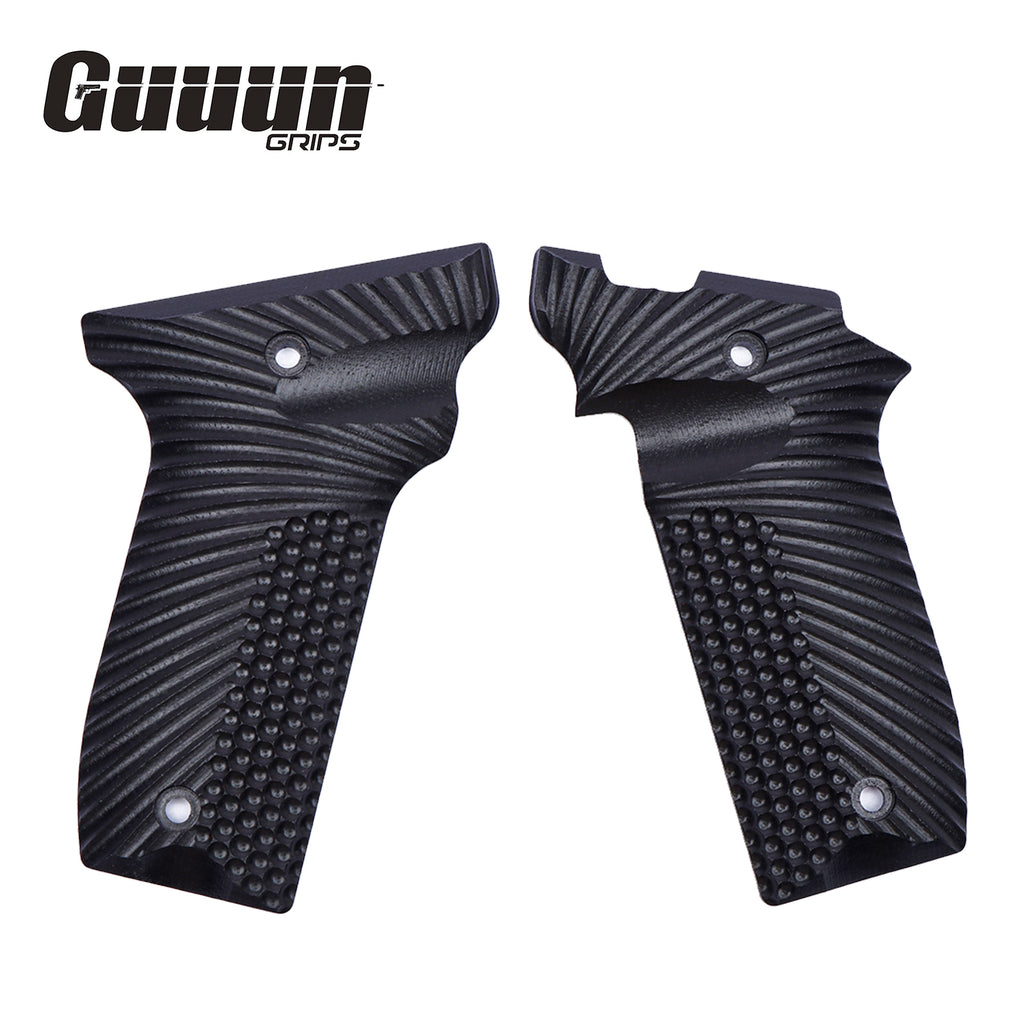 Guuun G10 Grips for S&W Victory 22 SW22 Grips, OPS Eagle Wing Texture V22-A - Guuun Grips