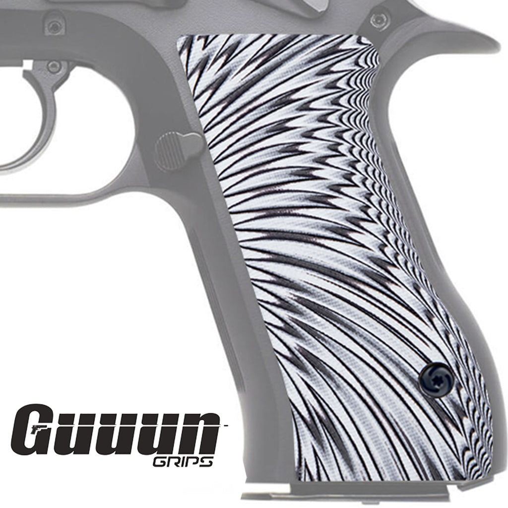 Guuun G10 Grips for Jericho 941 F9 OPS Starburst Texture - 5 Color Options JLK-S - Guuun Grips