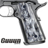 Guuun 1911 Magwell Grips Bamboo Style High Polished Synthetic Pearl Resin H3-YKZJ - Guuun Grips