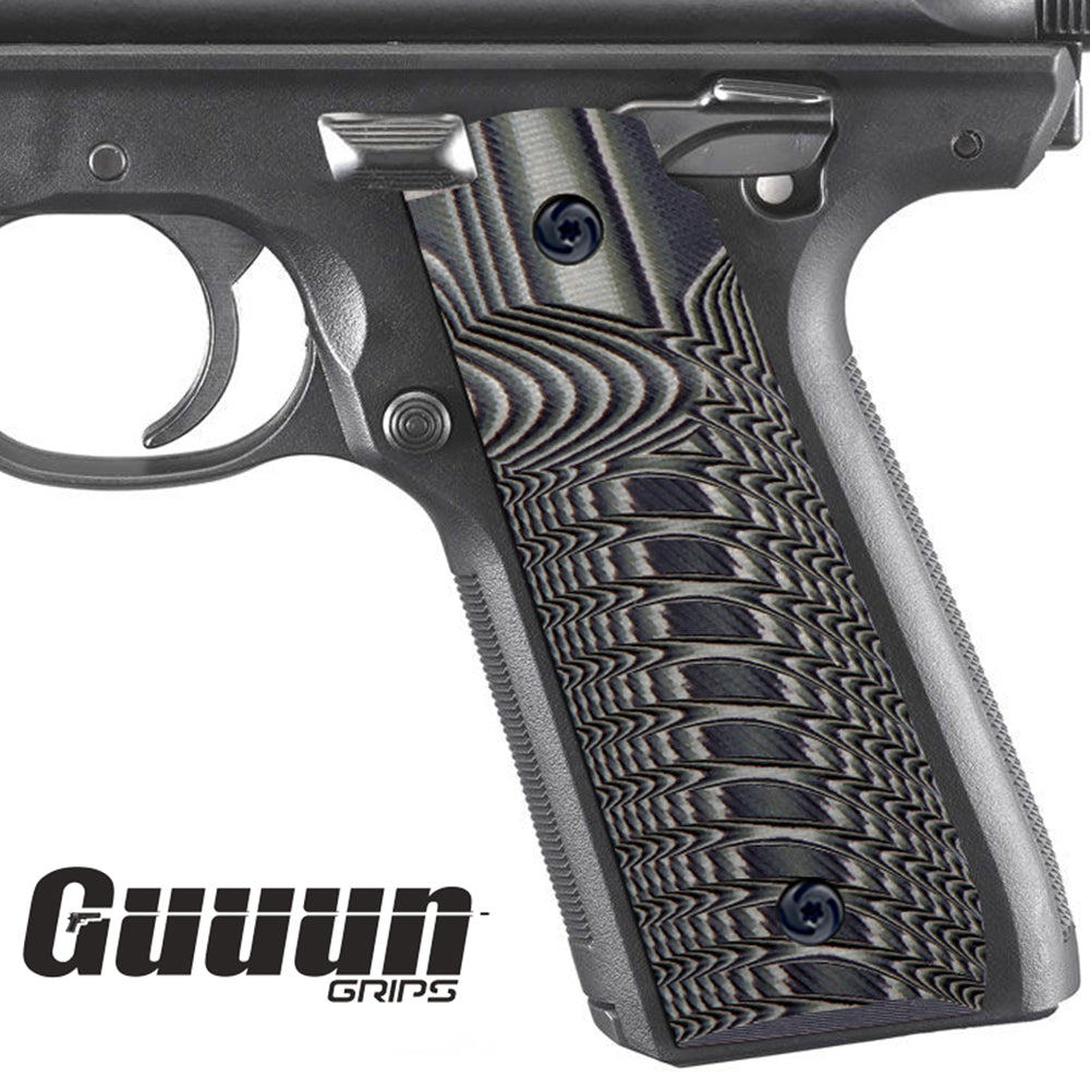 Guuun Ruger Mark IV 22/45 Lite Grips G10 Fits Ruger 22 45 OPS Ridgebacks Texture R22-PG - Guuun Grips