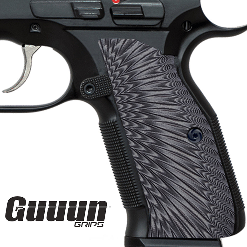 Guuun G10 Grips for CZ Shadow 2 Tactical CZ-75 Sunburst Texture SP2-S - Guuun Grips