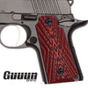 Guuun Kimber Micro Carry 380 ACP G10 Grips with Ambi, Aggressive OPS Crosshatch Texture K3-X - Guuun Grips