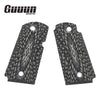 Guuun Kimber Micro Carry 9 9mm Grips G10 Grips, Aggressive OPS Crosshatch Texture K9-X - Guuun Grips