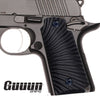 Guuun Kimber Micro Carry 380 ACP G10 Grips with Ambi, Sunburst Tactical Texture K3-S - Guuun Grips