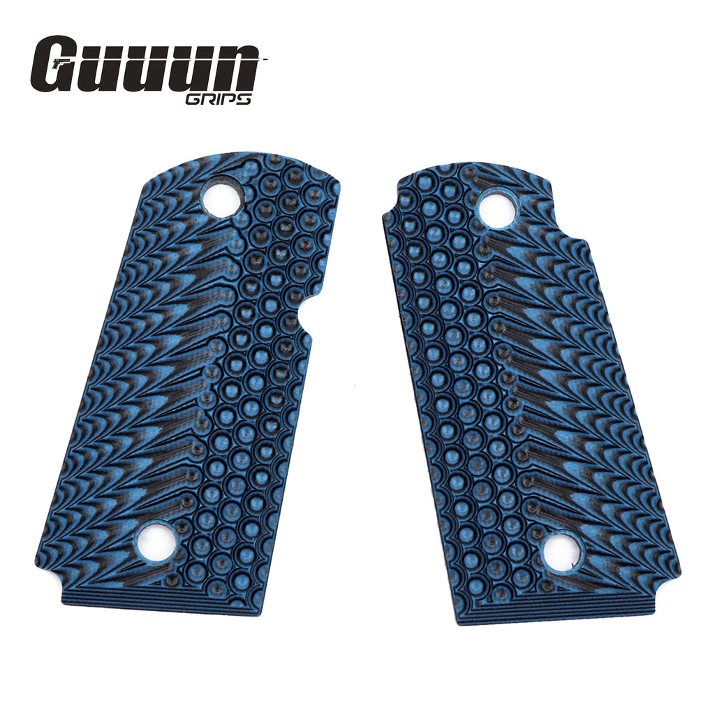 Guuun Kimber Micro Carry 9 9mm Grips G10 Grips, Aggressive OPS Tactical Texture K9-LX - Guuun Grips