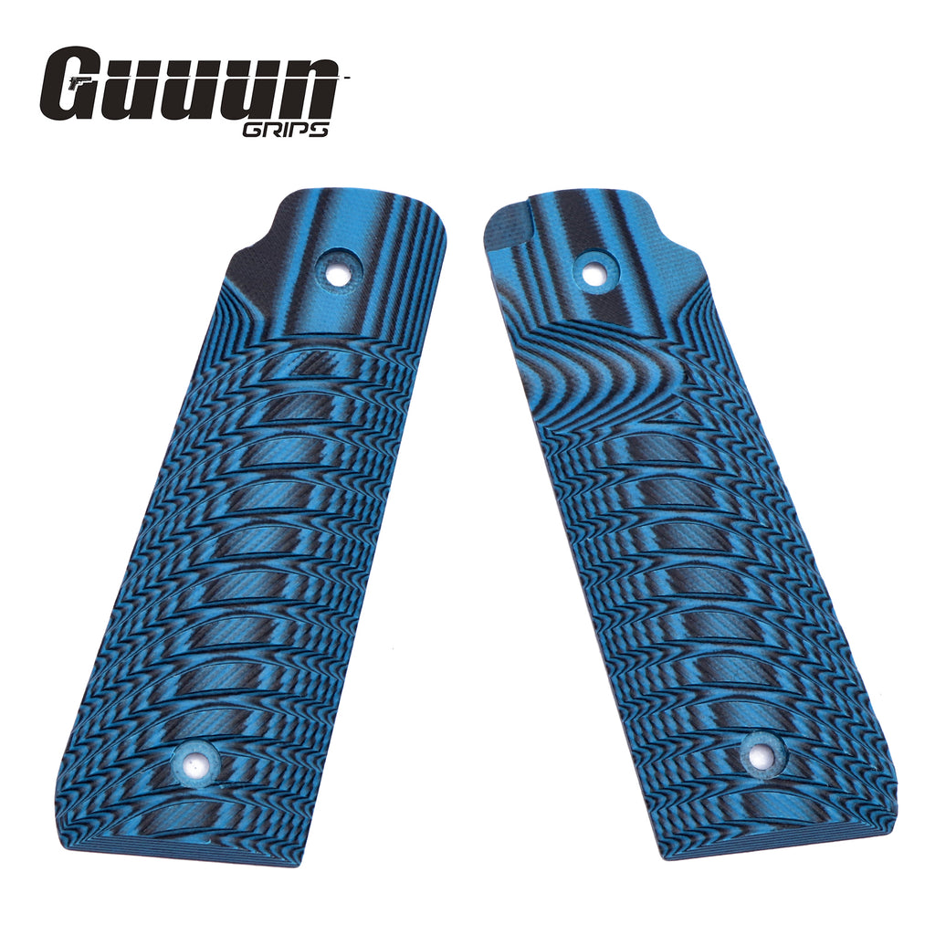 Guuun Ruger Mark IV 22/45 Lite Grips G10 Fits Ruger 22 45 OPS Ridgebacks Texture R22-PG - Guuun Grips