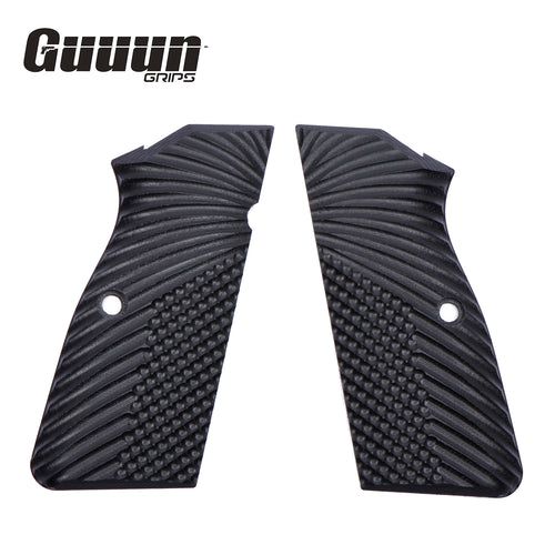 Guuun G10 Grips for Browning Hi Power and Tisas Regent BR9 Eagle Wings Texture HP1-A - Guuun Grips