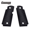 Guuun Kimber Micro Carry 380 ACP G10 Grips with Ambi, Sunburst Tactical Texture K3-S - Guuun Grips