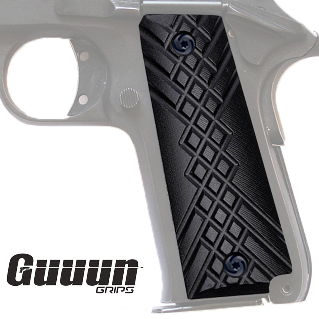 Guuun G10 Grips for Rock Island Baby Rock 380 Crosshatch Texture R3-JX - Guuun Grips