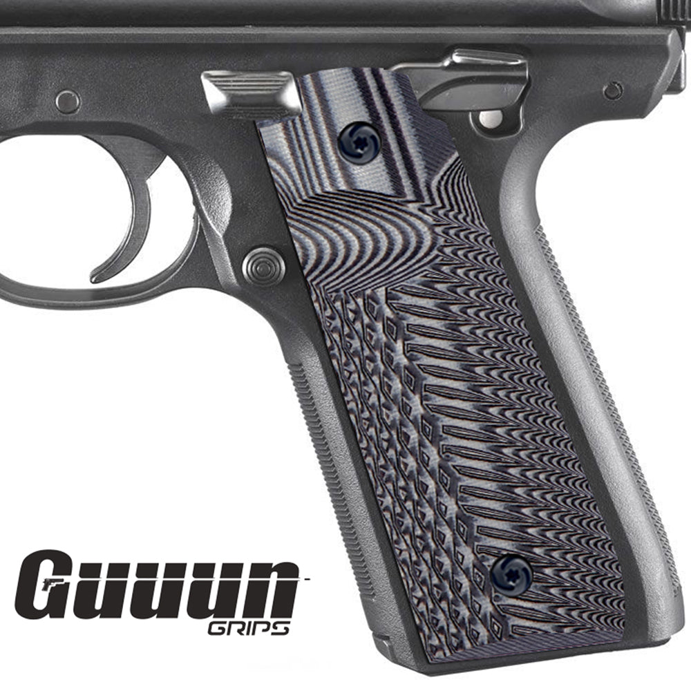 Guuun Ruger Mark IV 22/45 Grips G10 OPS Eagle Wings Diamond Texture R22-AD - Guuun Grips