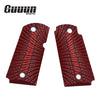 Guuun Kimber Micro Carry 9 9mm Grips G10 Grips, Aggressive Sunburst Tactical Texture K9-S - Guuun Grips