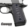 Guuun Kimber Micro Carry 9 9mm Grips G10 Grips, Aggressive OPS Crosshatch Texture K9-X - Guuun Grips