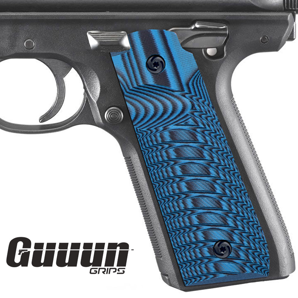 Guuun Ruger Mark IV 22/45 Lite Grips G10 Fits Ruger 22 45 OPS Ridgebacks Texture R22-PG - Guuun Grips