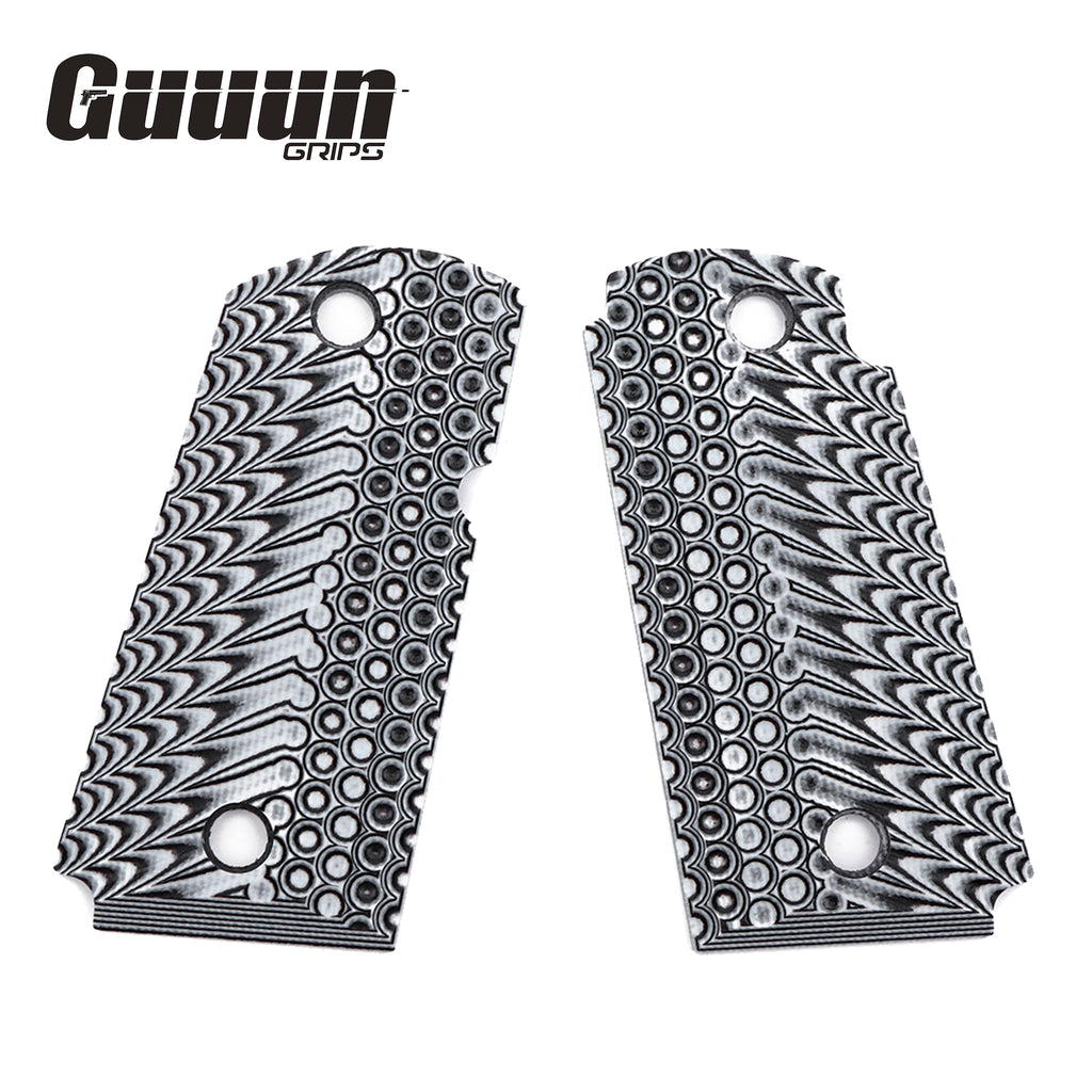 Guuun Kimber Micro Carry 9 9mm Grips G10 Grips, Aggressive OPS Tactical Texture K9-LX - Guuun Grips
