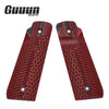 Guuun Ruger Mark IV 22/45 Grips G10 OPS Eagle Wings Diamond Texture R22-AD - Guuun Grips