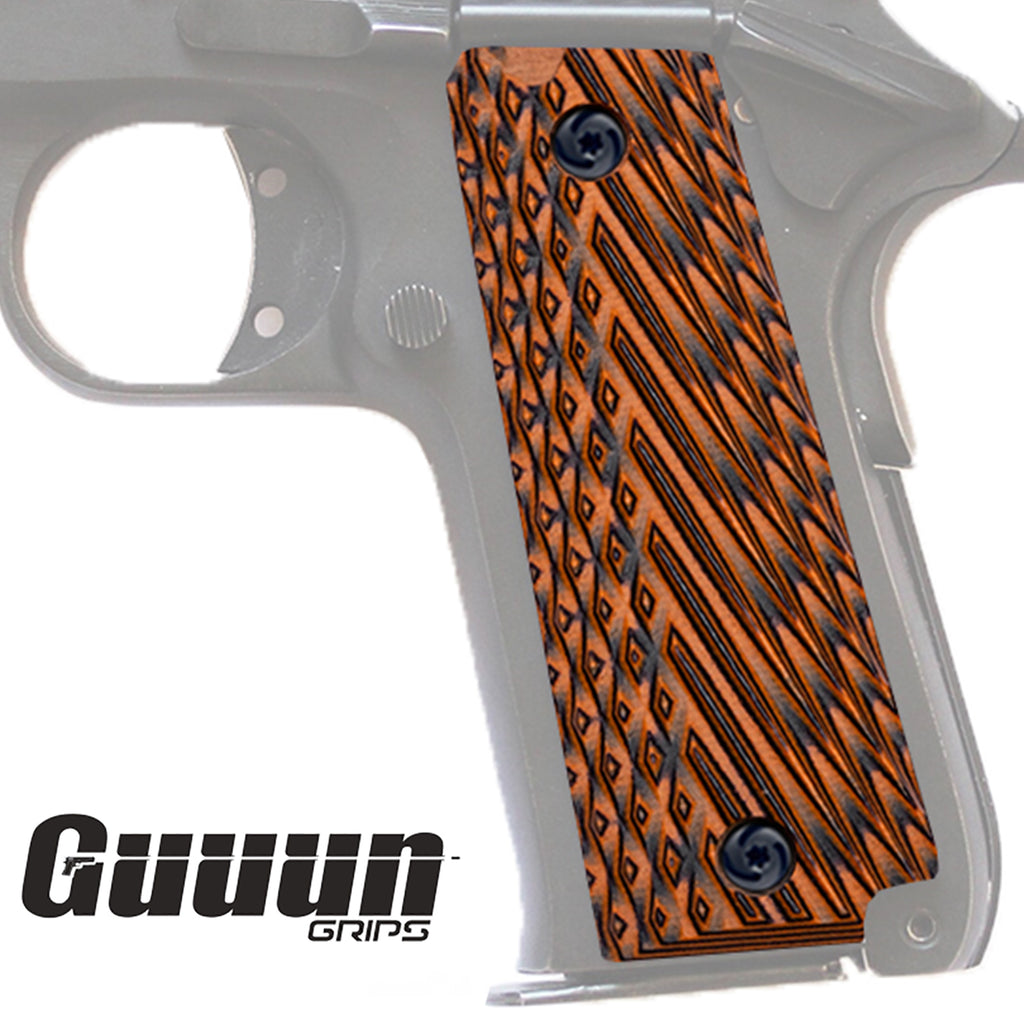 Guuun G10 Grips for Rock Island Baby Rock 380 Diamond Cut Texture R3-AD - Guuun Grips