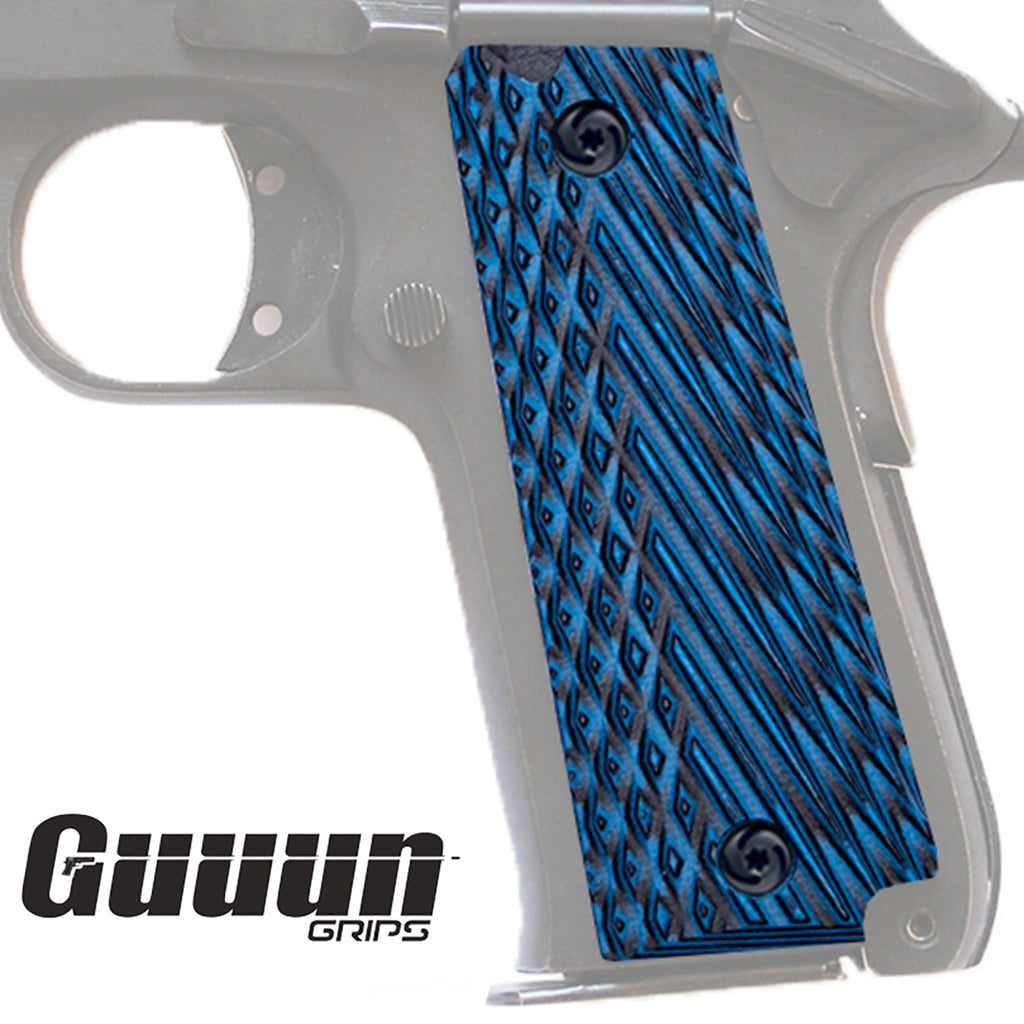 Guuun G10 Grips for Rock Island Baby Rock 380 Diamond Cut Texture R3-AD - Guuun Grips