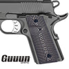 G10 Pistol Grips for 1911 Compact Officer 1911 Sunburst Texture - 9 Color Options - H1C-S - Guuun Grips