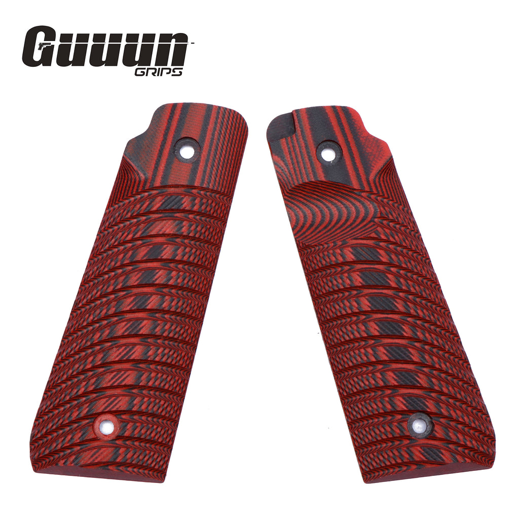 Guuun Ruger Mark IV 22/45 Lite Grips G10 Fits Ruger 22 45 OPS Ridgebacks Texture R22-PG - Guuun Grips