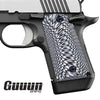 Guuun Kimber Micro Carry 9 9mm Grips G10 Grips, Aggressive Sunburst Tactical Texture K9-S - Guuun Grips